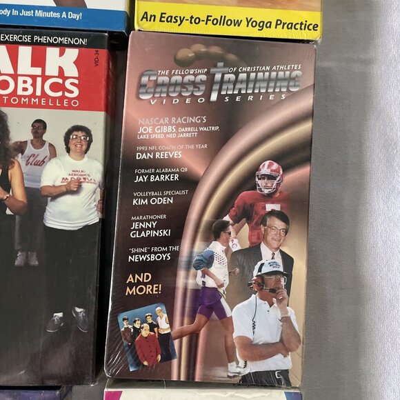 Workout Health Fitness Walk Exercise VHS Videos Lot  Seniors (8 Tapes) - Picture 4 of 16